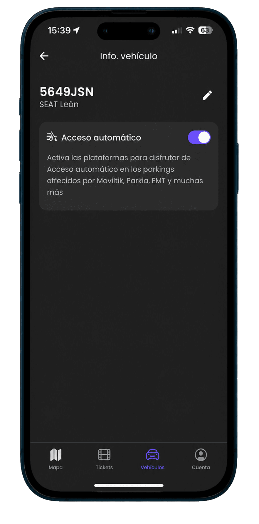 Parkings con acceso automático